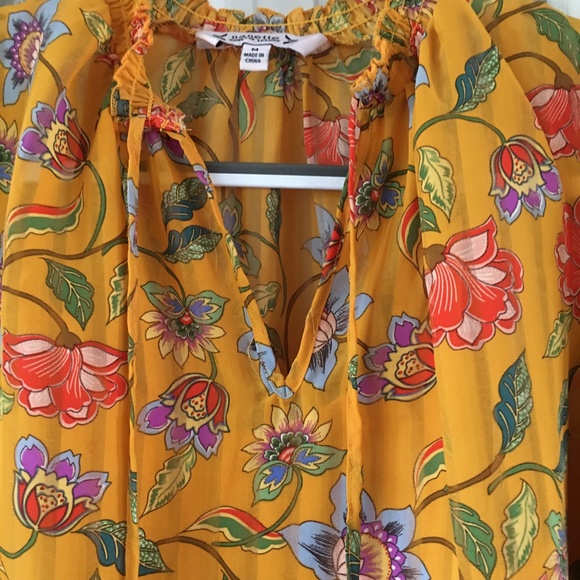 Host Pick! NANETTE LEPORE Peasant Blouse - Size M - Picture 3 of 6